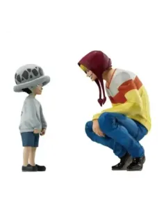 Figura ichibansho one piece masterlise trafalgar law & corazon (the unbreakable law) 11 - 13cm