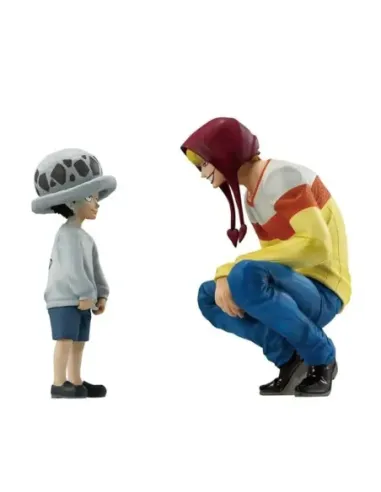 Figura ichibansho one piece masterlise trafalgar law & corazon (the unbreakable law) 11 - 13cm