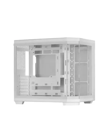Caja ordenador mars gaming mc3tcorew atx cristal templado blanco