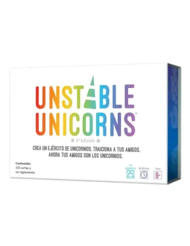 Juego de mesa unstable unicorns pegi 8