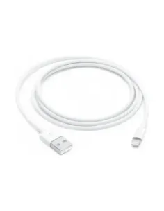 Cable lightning a usb tipo a apple 1m -  macho - macho -  blanco