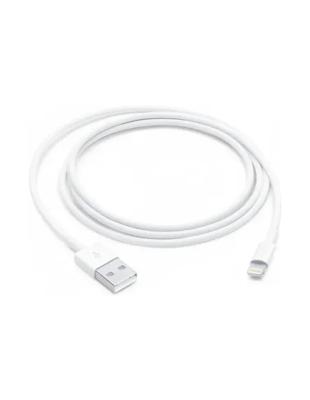 Cable lightning a usb tipo a apple 1m -  macho - macho -  blanco