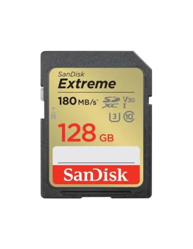 Tarjeta memoria secure digital sdxc 128gb sandisk extreme clase 10 uhs - i u3