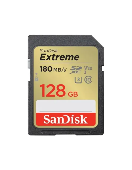 Tarjeta memoria secure digital sdxc 128gb sandisk extreme clase 10 uhs - i u3