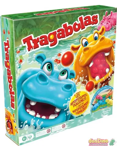 Juego de mesa hasbro tragabolas los tipopótamos tragones