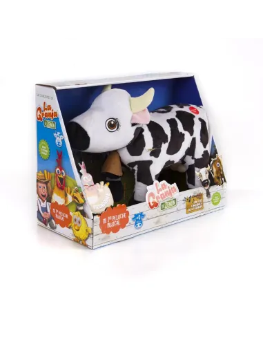 Peluche musical bandai vaca lola