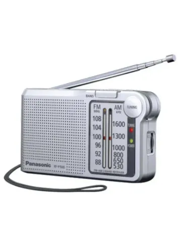 Radio panasonic rf - p150deg - s sintonizador afc color plata