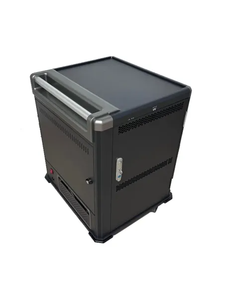 Ewent EW1703 carrito y armario de dispositivo portátil Carro de gestión y carga para dispositivos portátiles Negro, Gris