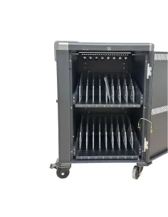 Ewent EW1703 carrito y armario de dispositivo portátil Carro de gestión y carga para dispositivos portátiles Negro, Gris 2