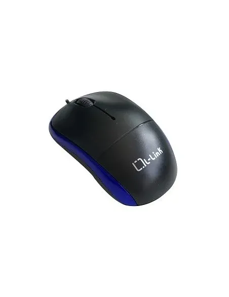 Raton optico usb l - link negro - azul