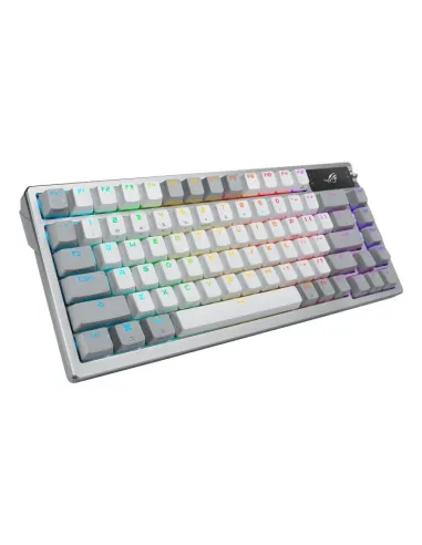 ASUS ROG Azoth teclado Juego RF Wireless + Bluetooth QWERTY Blanco