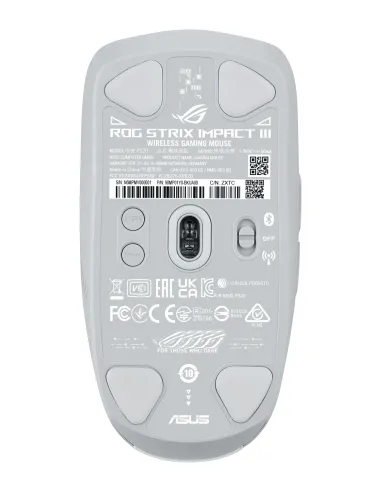 ASUS ROG Strix Impact III Wireless ratón Juego Ambidextro RF Wireless + Bluetooth Óptico 36000 DPI