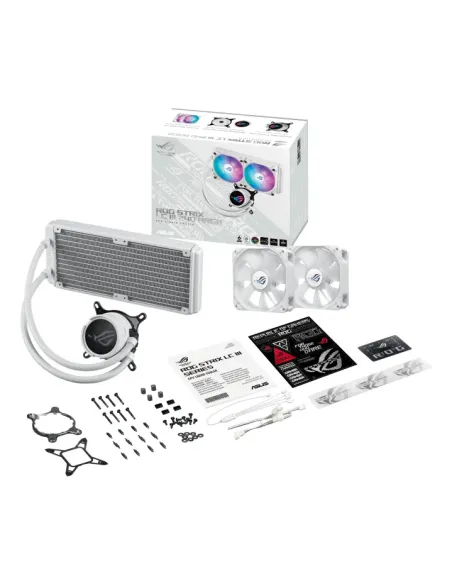 ASUS ROG Strix LC III 240 ARGB White Edition Procesador Kit de refrigeración líquida 12 cm Blanco