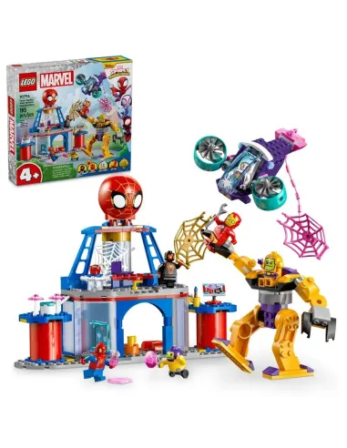 Lego cuartel general aracnido del equipo spidey