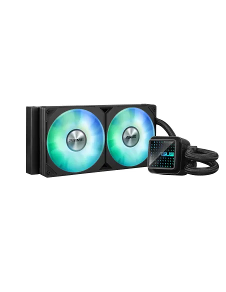 ASUS Prime LC 240 ARGB Carcasa del ordenador Sistema de refrigeración líquida todo en uno 12 cm Negro