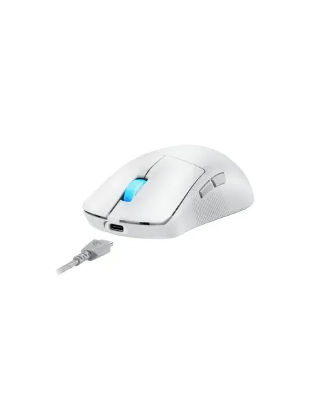 ASUS ROG Harpe Ace Mini ratón Juego Ambidextro RF Wireless + Bluetooth + USB Type-C Óptico 42000 DPI