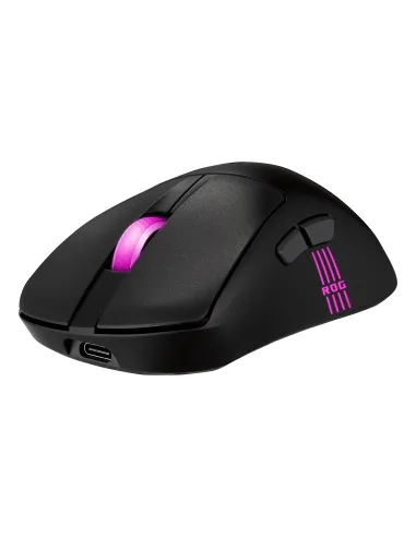 ASUS ROG Keris II Origin BLK ratón Juego mano derecha RF Wireless + Bluetooth + USB Type-A Óptico 42000 DPI