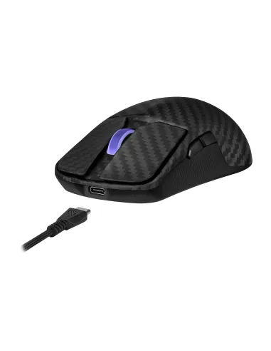 ASUS ROG Harpe Ace Extreme ratón Juego mano derecha RF Wireless + Bluetooth + USB Type-A Óptico 42000 DPI
