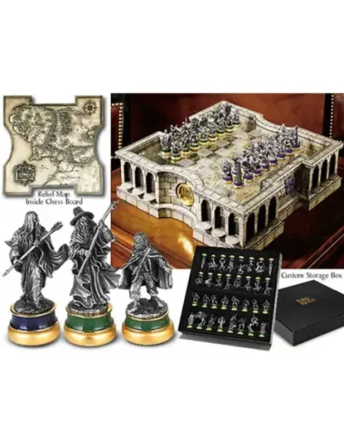 Replica ajedrez the noble collection el señor de los anillos  edicion limitada deluxe