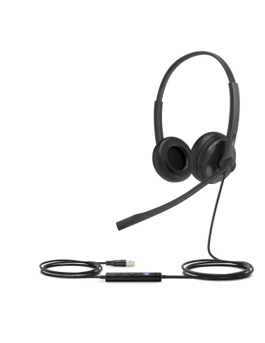 Yealink UH34 Dual Teams Auriculares Alámbrico Diadema Oficina Centro de llamadas USB tipo A Negro
