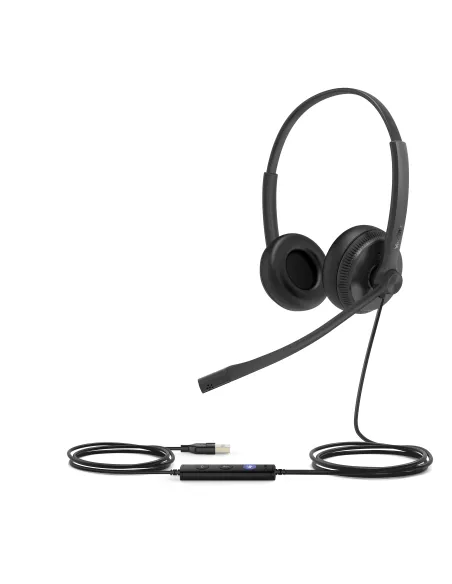 Yealink UH34 Dual Teams Auriculares Alámbrico Diadema Oficina Centro de llamadas USB tipo A Negro