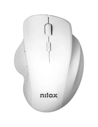 Mouse raton nilox wireless inalambrico 3200 dpi 2.4g blanco