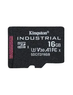 Kingston Technology Tarjeta 16GB microSDHC Industrial C10 A1 pSLC paquete individual sin adaptador