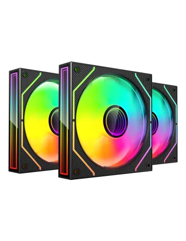 Mars Gaming MF3DPROKIT sistema de refrigeración para ordenador Carcasa del ordenador Ventilador 12 cm Negro