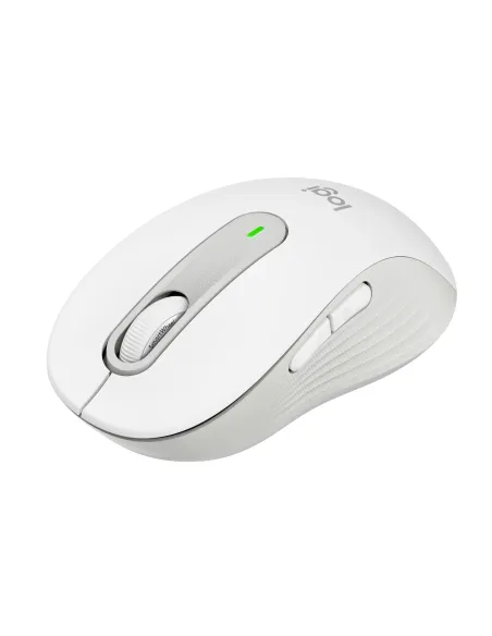 Logitech Signature M650 for Business, Ratón inalámbrico, Para manos pequeñas medianas, Logi Bolt, Bluetooth, SmartWheel, Blanco