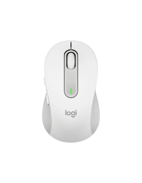 Logitech Signature M650 for Business, Ratón inalámbrico, Para manos pequeñas medianas, Logi Bolt, Bluetooth, SmartWheel, Blanco