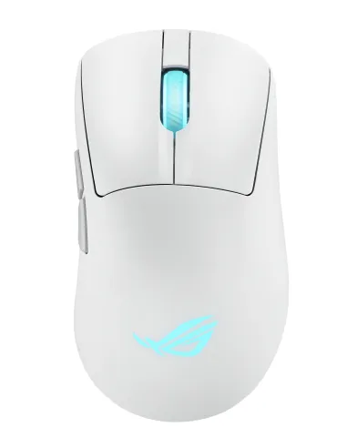 ASUS ROG Keris II Origin WHT ratón Juego mano derecha RF Wireless + Bluetooth + USB Type-A Óptico 42000 DPI