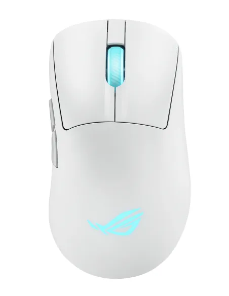 ASUS ROG Keris II Origin WHT ratón Juego mano derecha RF Wireless + Bluetooth + USB Type-A Óptico 42000 DPI