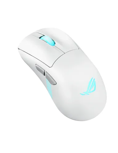 ASUS ROG Keris II Origin WHT ratón Juego mano derecha RF Wireless + Bluetooth + USB Type-A Óptico 42000 DPI