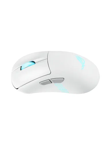 ASUS ROG Keris II Origin WHT ratón Juego mano derecha RF Wireless + Bluetooth + USB Type-A Óptico 42000 DPI