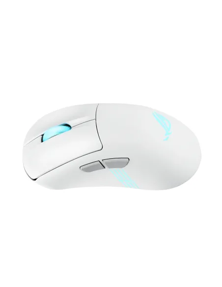 ASUS ROG Keris II Origin WHT ratón Juego mano derecha RF Wireless + Bluetooth + USB Type-A Óptico 42000 DPI