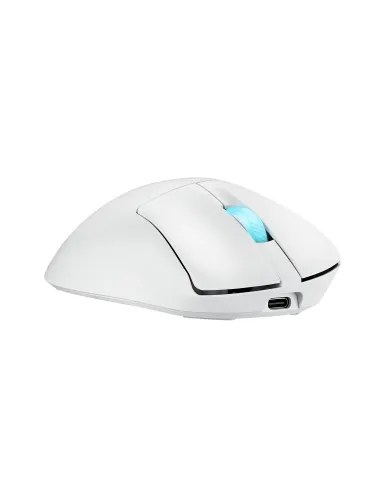 ASUS ROG Keris II Origin WHT ratón Juego mano derecha RF Wireless + Bluetooth + USB Type-A Óptico 42000 DPI