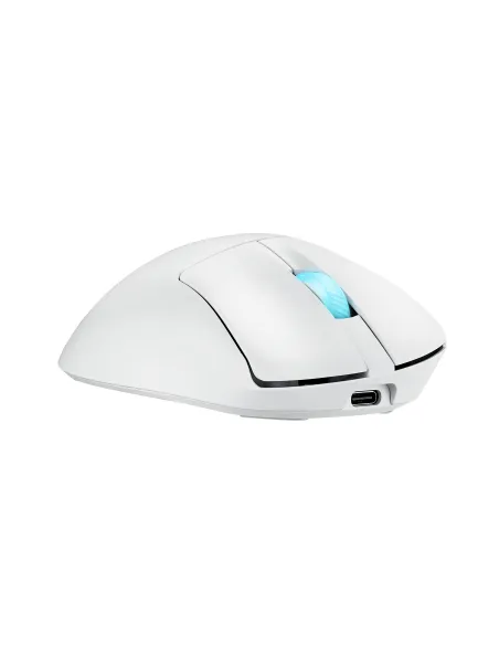 ASUS ROG Keris II Origin WHT ratón Juego mano derecha RF Wireless + Bluetooth + USB Type-A Óptico 42000 DPI