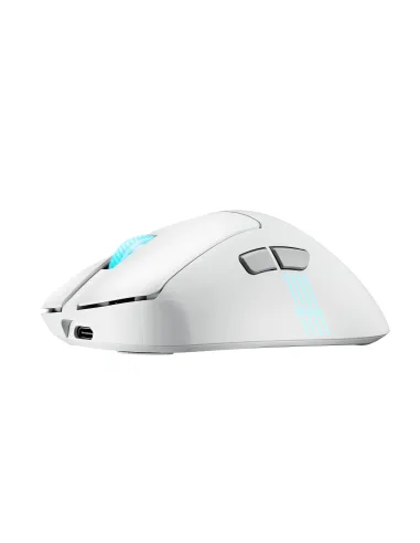 ASUS ROG Keris II Origin WHT ratón Juego mano derecha RF Wireless + Bluetooth + USB Type-A Óptico 42000 DPI