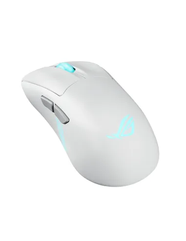 ASUS ROG Keris II Origin WHT ratón Juego mano derecha RF Wireless + Bluetooth + USB Type-A Óptico 42000 DPI