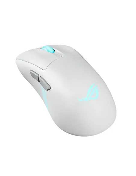 ASUS ROG Keris II Origin WHT ratón Juego mano derecha RF Wireless + Bluetooth + USB Type-A Óptico 42000 DPI