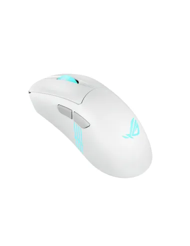 ASUS ROG Keris II Origin WHT ratón Juego mano derecha RF Wireless + Bluetooth + USB Type-A Óptico 42000 DPI
