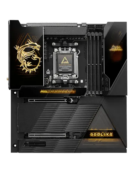 MSI MEG X870E GODLIKE placa base AMD X870E Zócalo AM5 ATX extendida