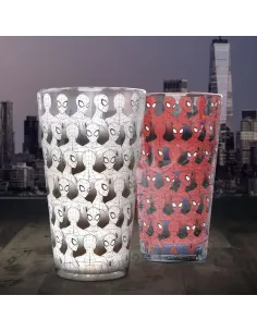 Vaso con cambio de color paladone spider - man 400 ml