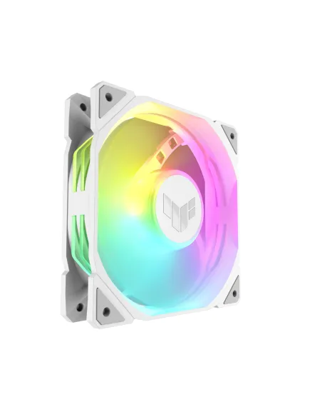 ASUS TUF GAMING TR120 ARGB REVERSE 1-pack White Carcasa del ordenador Refrigerador de aire 12 cm Blanco