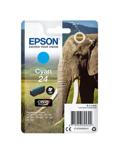 Epson Elephant Cartucho 24 cian