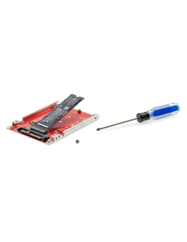 StarTech.com Adaptador M.2 a U.3 para SSDs M.2 NVMe - Conversor Adaptador de Host de Unidad M.2 PCIe a U.3 de 2,5 (SFF-TA-1001)
