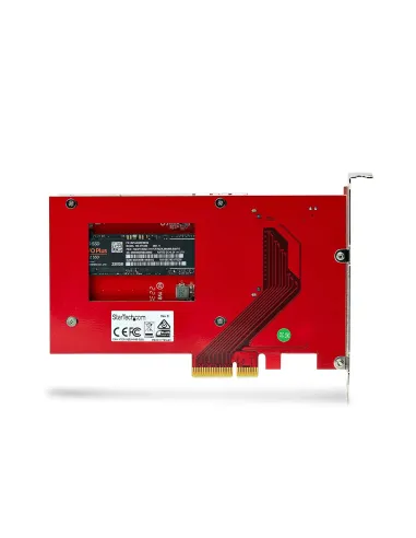 StarTech.com Adaptador M.2 a U.3 para SSDs M.2 NVMe - Conversor Adaptador de Host de Unidad M.2 PCIe a U.3 de 2,5 (SFF-TA-1001)