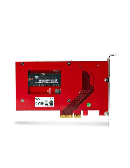 StarTech.com Adaptador M.2 a U.3 para SSDs M.2 NVMe - Conversor Adaptador de Host de Unidad M.2 PCIe a U.3 de 2,5 (SFF-TA-1001)