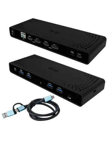 i-tec Universal Dual 4K Display Docking Station + Power Delivery 85W