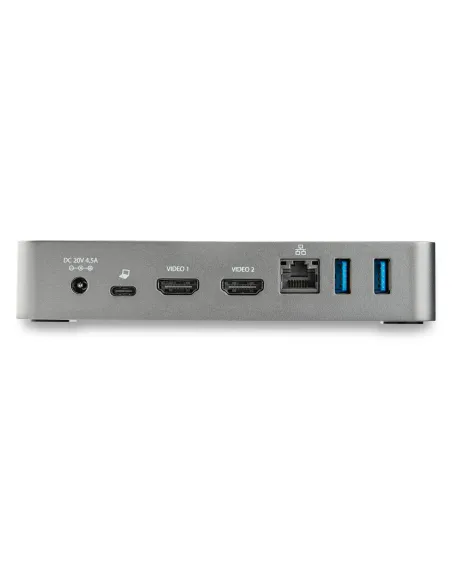 StarTech.com Docking Station USB-C - Replicador de Puertos USB Tipo C de 2 Puertos HDMI para Dos Monitores - Entrega de